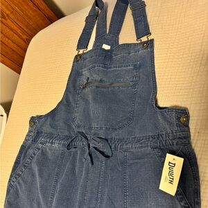 Duluth Trading & Co. Denim Overalls L